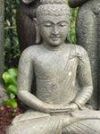 Stone Meditation Garden Buddha 38" - Routes Gallery