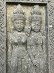 Stone Rama Sita Wall Relief Panel 37.5" - Routes Gallery