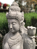 Stone Devi Tara Garden Statue 45" - Routes Gallery
