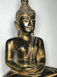 Wood Meditating Lanna Thai Buddha Statue 26" - Routes Gallery