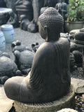 Stone Meditating Kamakura Garden Buddha Statue 32" - Routes Gallery