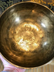 Medicine Buddha Handmade Singing Bowl 9.75" - Routes Gallery