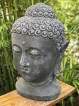 Buddha Head Garden Statue 28" - Routes Gallery