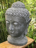 Buddha Head Garden Statue 28" - Routes Gallery