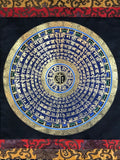 Om Mantra Mandala Thangka - Routes Gallery