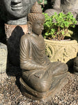 Stone Meditating Garden Buddha Statue 32" - Routes Gallery