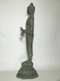 Brass Standing Teaching Buddha Statue 36" - Routes Gallery