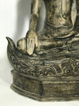 Brass Earth Witness Utong Buddha Statue 30" - Routes Gallery