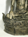 Brass Earth Witness Utong Buddha Statue 30" - Routes Gallery