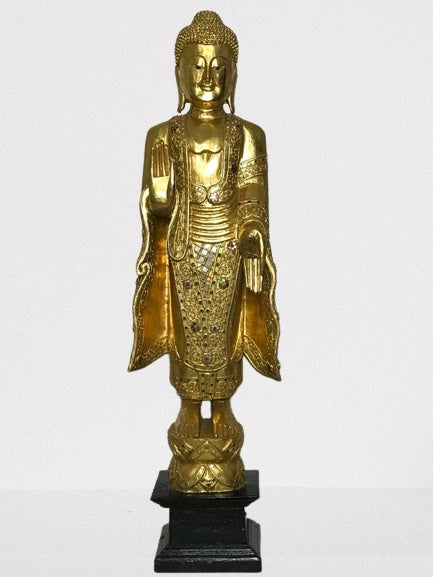 Abhaya and Varada Mudra Buddha Statue 36" - Routes Gallery
