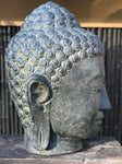 Buddha Head Garden Statue 22" - Routes Gallery