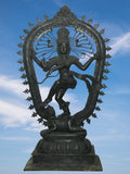 Brass Dancing Shiva Nataraja Statue 36" - Routes Gallery