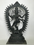 Brass Dancing Shiva Nataraja Statue 36" - Routes Gallery