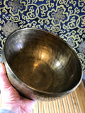 Medicine Buddha Handmade Singing Bowl 10" - Routes Gallery