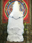 Porcelain Seated Quan Yin Statue 29" - Routes Gallery