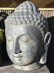 Buddha Head Garden Statue 22" - Routes Gallery