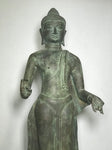 Brass Standing Teaching Buddha Statue 36" - Routes Gallery