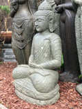 Stone Meditation Garden Buddha 38" - Routes Gallery