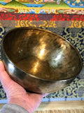 Medicine Buddha Handmade Singing Bowl 9.75" - Routes Gallery